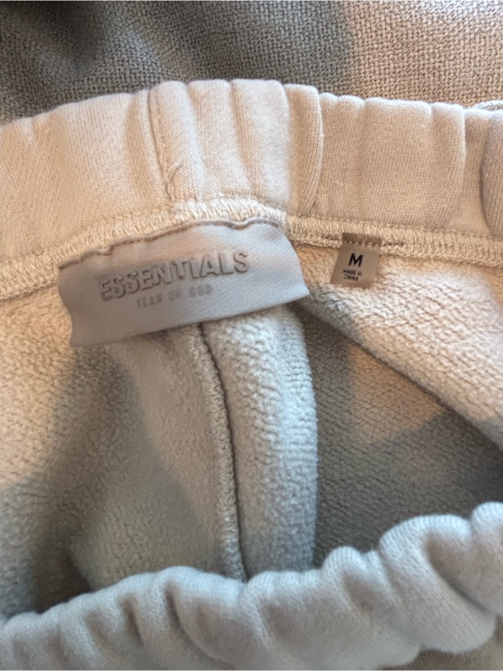 Essentials Light Gray/Tan Sweatpants Joggers - Picture 4 of 6
